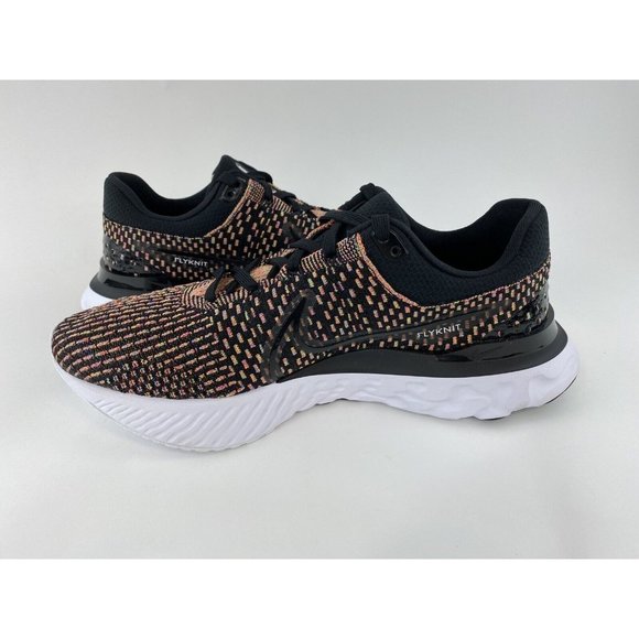 Nike Infinity Run Flyknit 3 Black Mulit Color Men's Size 12.5 Shoes NO SHOE BOX - Picture 4 of 10
